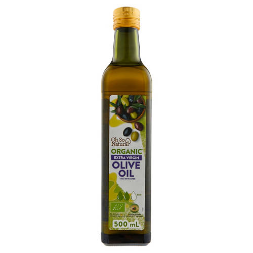 Organic Extra Virgin Olive Oil 500ml Product Image Front shot 01